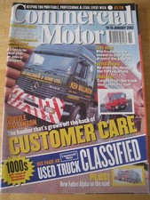 COMMERCIAL MOTOR JAN 2002 MALLINSON CUSTOMER CARE COST PLUS BUYER BEWARE CARGO T