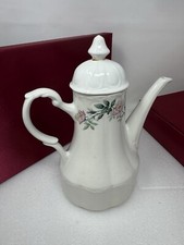 Vintage J&G Meakin Englush Ironstone Teapot Floral Pattern With Cracks