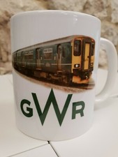 GWR Class 150 train Great Western livery British Rail Railway Cup Mug gift 