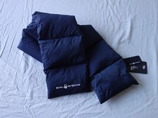 sail racing cloud down scarf dark navy