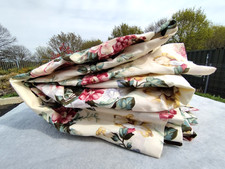 2x Vintage 60` Floral Curtain