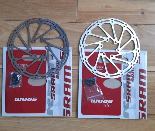 Pair sram bike rotors - of,