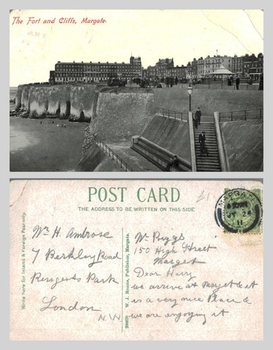 Vintage postcard the fort - -,