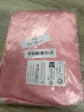 Fitted Sheet Single Pink Polyester Satin 10 Inches Deep, All Round Elastication