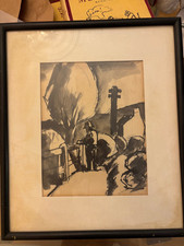 Josef Herman 'Man in a Welsh