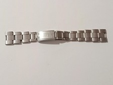1966 GENTS 19MM STEEL ROLEX 6635 SPRUNG RIVETED BRACELET