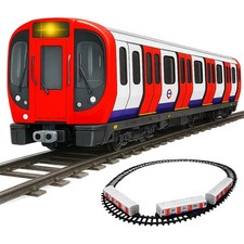 Kids Toy Train Set Realistic