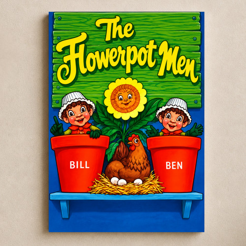 Bill and ben flowerpot men - and,