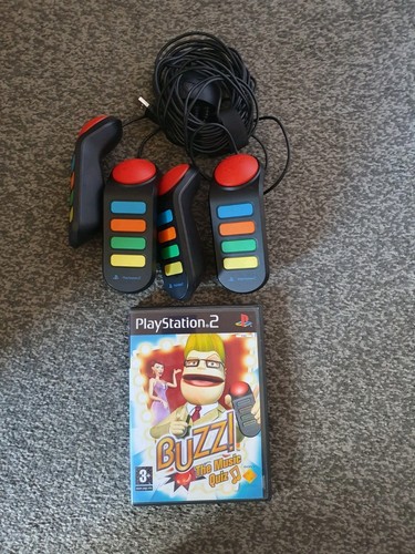 Sony ps2 buzz the music - buzz,