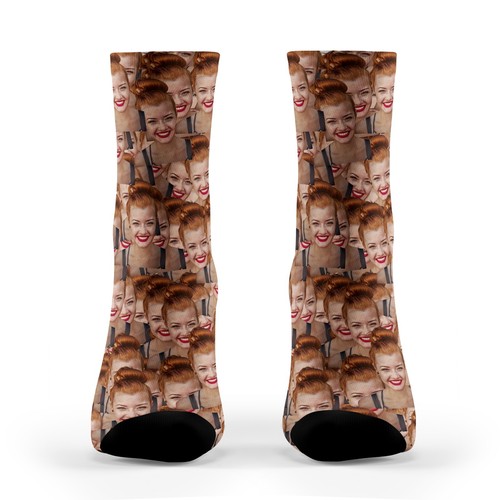 Personalised socks mens ladies - mens,
