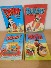 Dandy annuals job lot 1982/83/88/89 comic book bundle collection