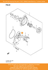 SUZUKI o Ring, 17417-38A00 OEM