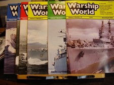 JOB LOT X 6 MIXED WARSHIP WORLD WARSHIPS WORLD AT WAR MILITARY MAGS HMS TIGER