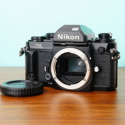 Nikon black film camera - fa,
