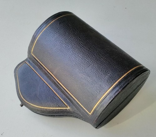 Lovely antique large leather - lovely,