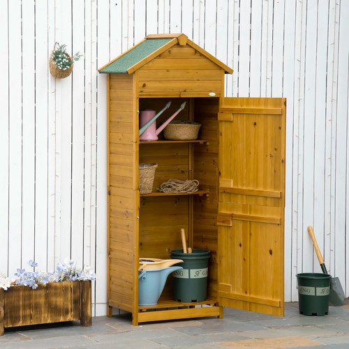 Wooden garden storage - garden, shed