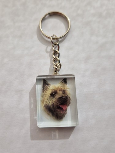 Cairn terrier keyring - cairn,