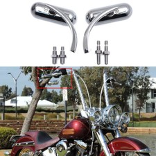 Chrome Oval Mirrors For Harley