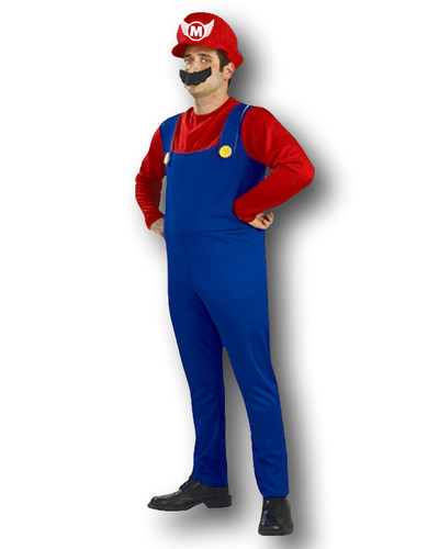 Adult mario bros style - mario,