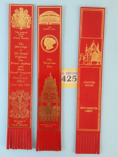 Leather bookmark - leather, x3