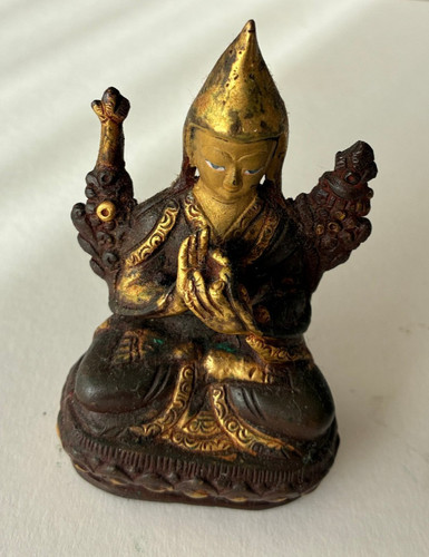 Tsongkhapa statue cast copper