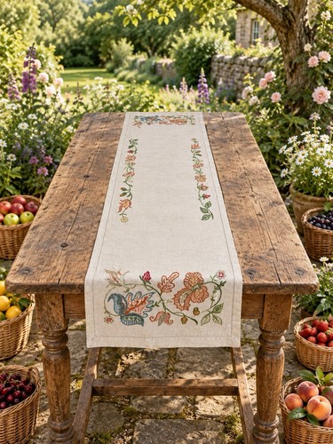 Vintage embroidery table - vintage,