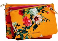 Ted Baker trio beauty bag set /  set of 3 purses make up bags New