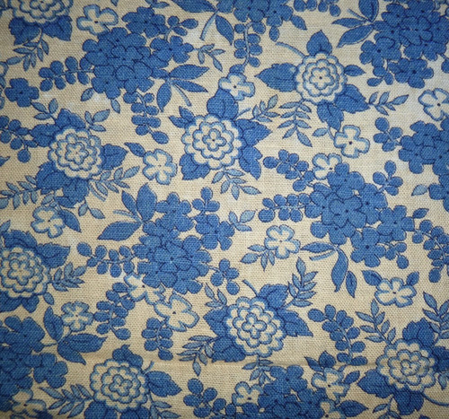 Vtg feedsack fabric - full, open