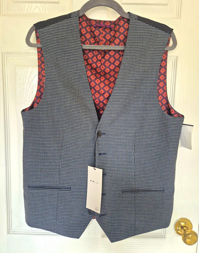 Next men blue check stretch - men's,