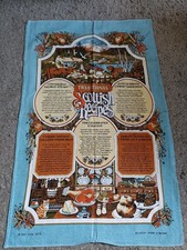 Vintage Linen Tea Towel