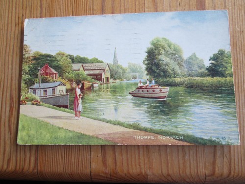 Postcard thorpe norwich brian - postcard,