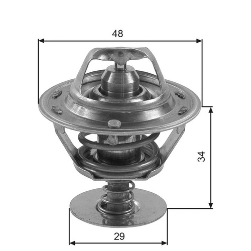 Gates thermostat coolant - gates, fits