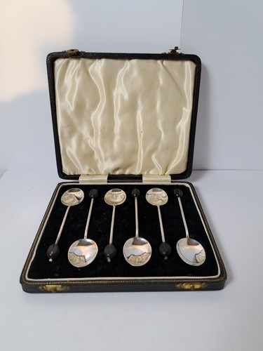 Set silver art deco - set, 6