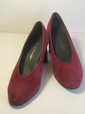 UNITED NUDE SIZE 5 DEEP PINK SUEDE COURTS A1009302529