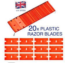 20 X Plastic Scraper Razor