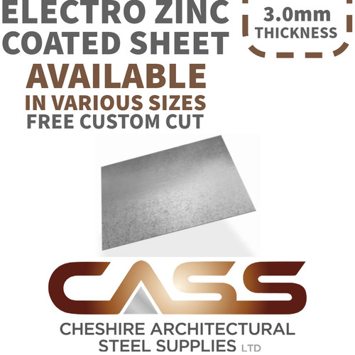 0mm electro zinc coated - 3.0mm,