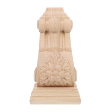  Furniture Wood Appliques Onlay: Rustic Wooden Carved Corbels Roman Style