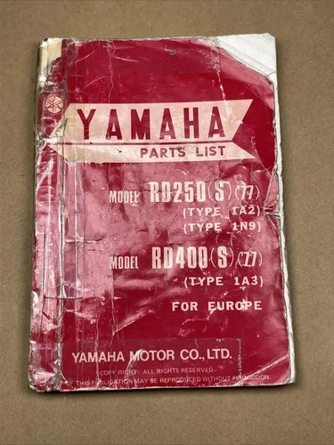 Yamaha rd250 rd400 parts - yamaha,