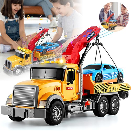 Car transporter toy crane - crane,