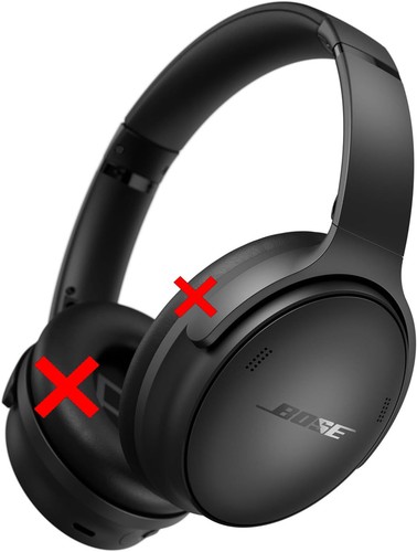 Bose quietcomfort over ear - bose,