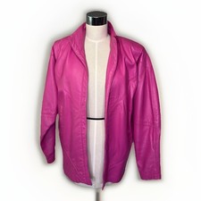 Vintage 80s Pink Leather