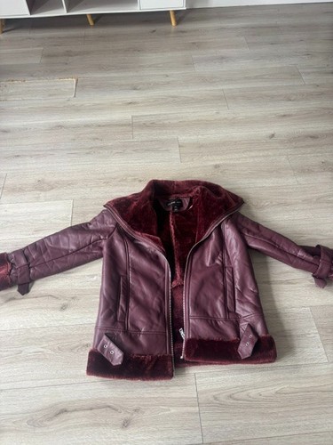 River island burgandy leather - island,