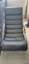 Premium black leather - black, rocking