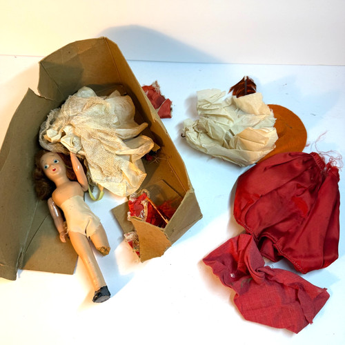 Vintage composition doll - composition,