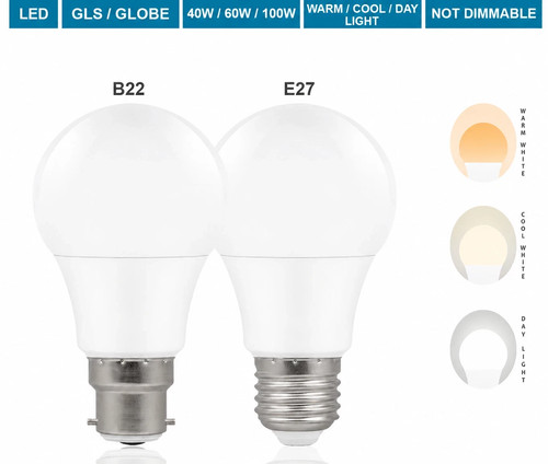 Led gls light bulbs - led, 60w
