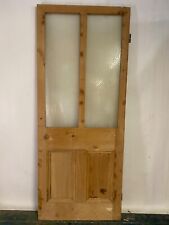 AE 17 (31 1/2 x 77 1/2) Old Original Victorian Period Glazed Pine Door