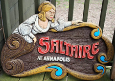 Vtg 35" PUB TAVERN SIGN Hand