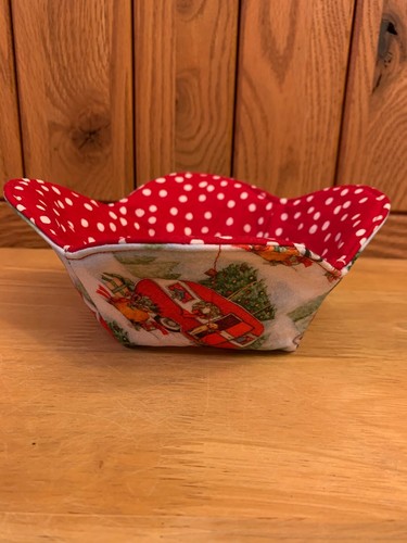 Handmade quilted winter red - handmade,