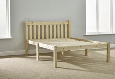 Double 4ft 6 solid pine bed