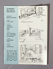 Rare early Bruno Mathsson Karl Mathsson catalogue circa late 1940s